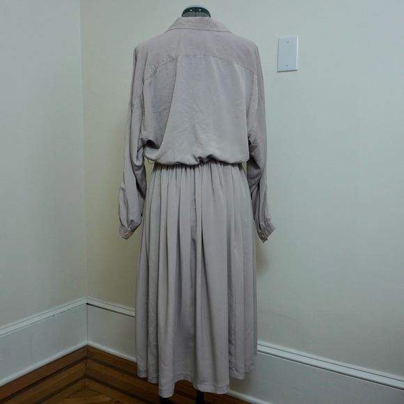 Vintage Midi Shirt Dress - Picture 2 of 5